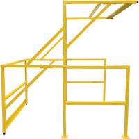 Mezzanine Safety Gate, 70" L x 77" H, 78" Raised, Yellow Infinity Industrial Services Inc.