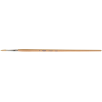 Pure White Bristle Round Marking Paint Brush, 5/32" Brush Width, White China, Wood Handle Infinity Industrial Services Inc.