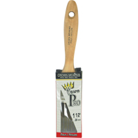 Pinceau droit Pro, Poly/nylon, Manche Bois, Largeur de 1-1/2" Infinity Industrial Services Inc.