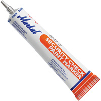 Security Check Paint Marker, 1.7 oz., Tube, White Infinity Industrial Services Inc.