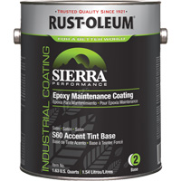 Sierra Performance S60 Water-Based Epoxy Maintenance Coating Accent Base, Gallon, Tint Base Infinity Industrial Services Inc.