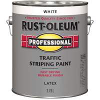 Traffic Striping Paint, White, 3.78 L, Jug Infinity Industrial Services Inc.