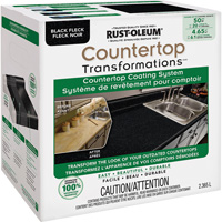 Syst&egrave;me de rev&ecirc;tement mouchet&eacute; pour comptoir Countertop Transformations, 2,37 L, Trousse, Tache noire Infinity Industrial Services Inc.