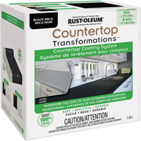 Syst&egrave;me de rev&ecirc;tement au mica pour comptoir Countertop Transformations, 1,42 L, Trousse, Mica noir Infinity Industrial Services Inc.
