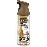 Universal&reg; Spray Paint, Bronze, Metallic/Satin, Aerosol Can Infinity Industrial Services Inc.