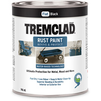 Tremclad&reg; Water-Based Rust Paint, 946 ml, Can, Black Infinity Industrial Services Inc.