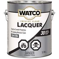 Watco&reg; Lacquer Wood Finish, 3.78 L, Clear, Satin Infinity Industrial Services Inc.