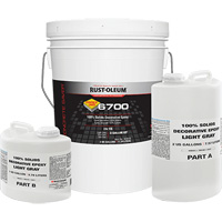 &eacute;poxy d&eacute;coratif 100 % de solides 6700, 3 gal., &eacute;poxy, Tr&egrave;s brillant, Gris Infinity Industrial Services Inc.