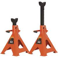 856A Jack Stands, Locking Handle/Ratchet, 6 Ton(s) Capacity, 15-1/2" - 24" H Infinity Industrial Services Inc.
