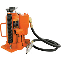 370A Bottle Jack, 12 tons, Air Hydraulic, 19-1/2" Raised Height Infinity Industrial Services Inc.