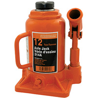 314A Bottle Jack, 12 tons, Manual Hydraulic, 13" Raised Height Infinity Industrial Services Inc.