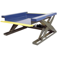 Hydraulic Floor-Height Scissor Lift Tables, Steel, 2000 lbs. Capacity Infinity Industrial Services Inc.