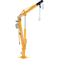 Winch Operated Truck Jib Crane, 1000 lbs. (0.5 tons) Capacity, 86-1/2" Max. Clearance Infinity Industrial Services Inc.