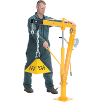 Winch Operated Truck Jib Crane, 1000 lbs. (0.5 tons) Capacity, 86-1/2" Max. Clearance Infinity Industrial Services Inc.