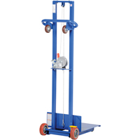 Platform Lift Stacker, Hand Winch Operated, 400 lbs. Capacity, 58" Max Lift Infinity Industrial Services Inc.