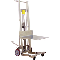 Hydraulic Platform Lift Stacker, Foot Pump Operated, 750 lbs. Capacity, 54" Max Lift Infinity Industrial Services Inc.