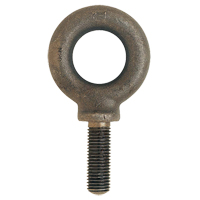 Eye Bolt, 54 mm Dia., 38 mm L, Uncoated Natural Finish, 2266 lbs. (1.133 tons) Capacity Infinity Industrial Services Inc.