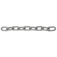 Straight Link Chain, Low Carbon Steel, 1/8" x 1000' (304.8 m) L, Grade 30, 400 lbs. (0.2 tons) Load Capacity Infinity Industrial Services Inc.