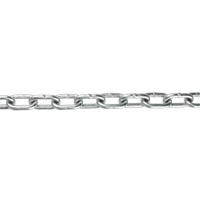 Straight Link Chain, Low Carbon Steel, 1/8" x 350' (106.7 m) L, Grade 30, 400 lbs. (0.2 tons) Load Capacity Infinity Industrial Services Inc.