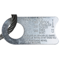 Wire Rope Lifting Sling - Eye & Eye Galvanized Infinity Industrial Services Inc.