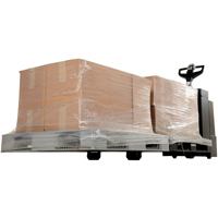 Transpalette &eacute;lectrique motoris&eacute; a/plateforme &agrave; conducteur debout, Capacit&eacute; 4500 lb, 96" lo x 30" la Infinity Industrial Services Inc.
