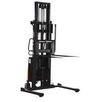 Fork Lift Stacker, Electric Operated, 2000 lbs. Capacity, 118" Max Lift Infinity Industrial Services Inc.