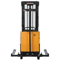Fork Lift Stacker, Electric Operated, 2000 lbs. Capacity, 118" Max Lift Infinity Industrial Services Inc.