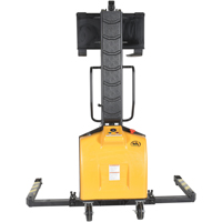 Narrow Mast Powered Lift Stacker, Electric Operated, 1500 lbs. Capacity, 63" Max Lift Infinity Industrial Services Inc.