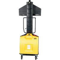 Narrow Mast Powered Lift Stacker, Electric Operated, 1500 lbs. Capacity, 63" Max Lift Infinity Industrial Services Inc.