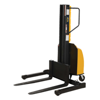 Narrow Mast Powered Lift Stacker, Electric Operated, 1500 lbs. Capacity, 98" Max Lift Infinity Industrial Services Inc.