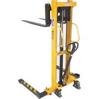 Manual Hydraulic Stacker, Hand Pump Operated, 2000 lbs. Capacity, 63" Max Lift Infinity Industrial Services Inc.