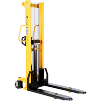 Manual Hydraulic Stacker, Hand Pump Operated, 2000 lbs. Capacity, 63" Max Lift Infinity Industrial Services Inc.