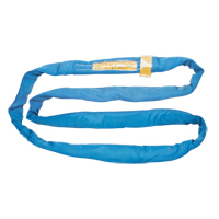 Polyester Round Sling, Blue, 4" W x 8' L, 23000 lbs. Vertical Load Infinity Industrial Services Inc.