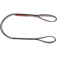 Polyester Web Sling, Double Ply, Double Eye, Type 3, 1" W x 4' L, 3100 lbs. Vertical Cap. Infinity Industrial Services Inc.