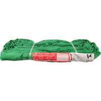 Polyester Round Sling, Green, 12' L, 6000 lbs. Vertical Load Infinity Industrial Services Inc.