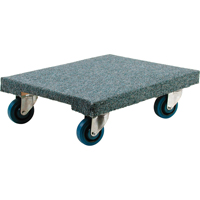 Wood Dollies - Heavy-Duty, Rubber Wheels, 1400 lbs. Capacity, 18" W x 30" D x 7" H Infinity Industrial Services Inc.