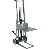 Hydraulic Platform Lift Stacker, Foot Pump Operated, 400 lbs. Capacity, 40" Max Lift Infinity Industrial Services Inc.