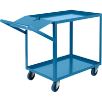 Order Picking Carts, 36" H x 24" W x 64" D, 2 Shelves, 1200 lbs. Capacity Infinity Industrial Services Inc.