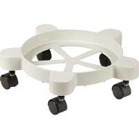 Lil'Dolly Pail Dollies, Plastic, 75 lbs. Capacity, 11" Diameter, Plastic Casters Infinity Industrial Services Inc.