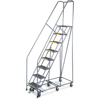 All Directional Ladders, 8 Steps, 16" Step Width, 80" Platform Height, Steel Infinity Industrial Services Inc.