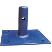 Accessoires pour &eacute;chafaudage - Plaque &agrave; base fixe, Plaque &agrave; base, 6" la x 6" h Infinity Industrial Services Inc.