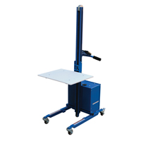 Quick Lift Platform Stacker, Electric Operated, 175 lbs. Capacity, 57" Max Lift Infinity Industrial Services Inc.