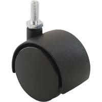 Twin Wheel Caster (300/400 Series), Swivel, 2" (51 mm) Dia., 75 lbs. (34 kg.) Capacity Infinity Industrial Services Inc.