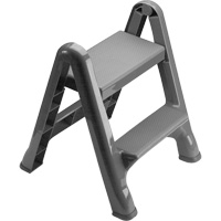 Folding Step Stool, 2 Steps, 19-1/2" x 20-1/2" x 22-3/4" High Infinity Industrial Services Inc.