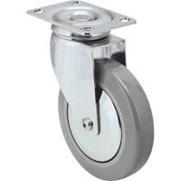 Caster, Swivel, 3" (76 mm), Rubber, 125 lbs. (57 kg.) Infinity Industrial Services Inc.