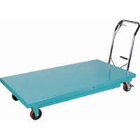 Heavy-Duty Hydraulic Scissor Lift Table, 63" L x 31-7/8" W, Steel, 1100 lbs. Capacity Infinity Industrial Services Inc.