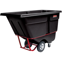 Chariot basculeur en acier, Poly&eacute;thyl&egrave;ne, 1 vg³, Capacit&eacute; de charge de 1250 lb Infinity Industrial Services Inc.