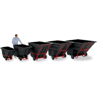 Tilt Truck, Polyethylene, 1-1/2 cu. yd., 1200 lbs. Load Capacity Infinity Industrial Services Inc.