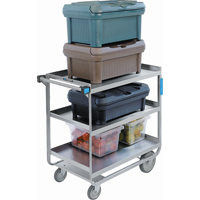 Heavy-Duty U Frame Carts, 3 Tiers, 19" W x 34-1/2" H x 33" D, 700 lbs. Capacity Infinity Industrial Services Inc.
