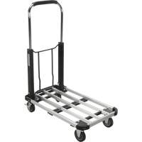 Foldable Platform Trucks, Aluminum, 300 lbs., 28" L x 16" W, 32" High Infinity Industrial Services Inc.
